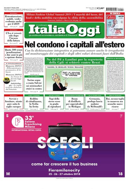 Italia oggi : quotidiano di economia finanza e politica